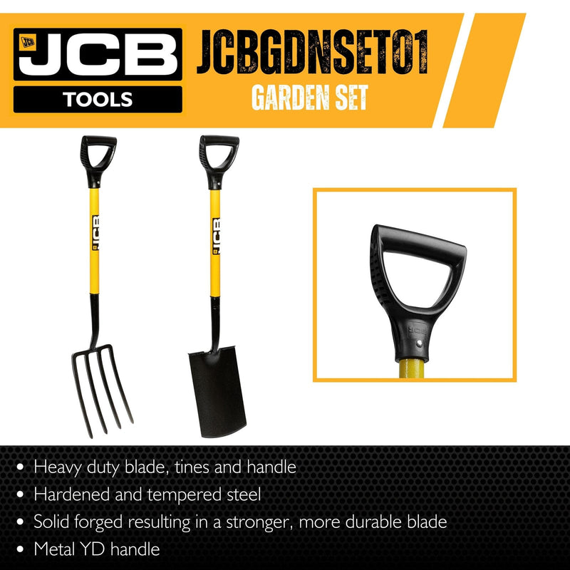 JCB Garden Sets JCB Solid Forged Garden Set JCBGDNSET01 - Buy Direct from Spare and Square