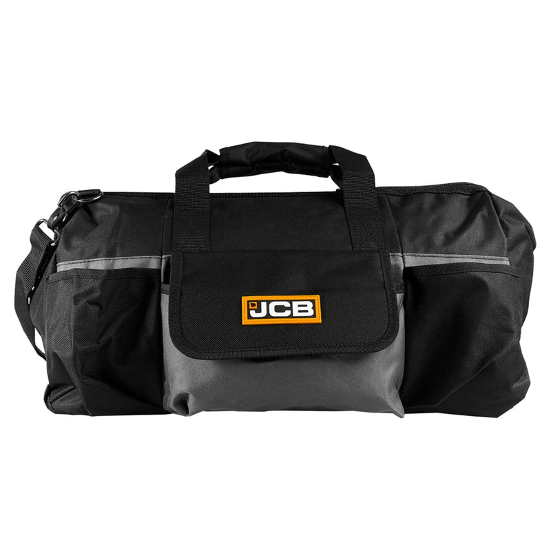 JCB Hand Tools JCB Hand Tool Set, Saws, Screwdrivers, Pliers, Wrench and Knife in 20" Kit Bag JCB-HTSET-COMP - Buy Direct from Spare and Square