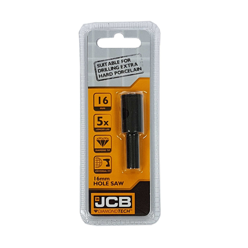 JCB Hole Saws JCB DiamondTech Hole Saw 16mm 5055803316334 - Buy Direct from Spare and Square