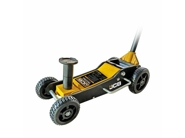 JCB Jack JCB 2.5 Tonne Off-Road SUV Double-Pump Aluminium Trolley Jack JCB-TH32506S - Buy Direct from Spare and Square