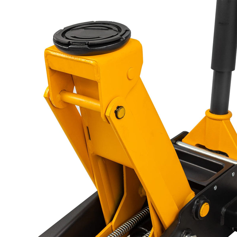JCB Jack JCB 3 Tonne Double-Pump Hydraulic Trolley Jack JCB-TH33007 - Buy Direct from Spare and Square