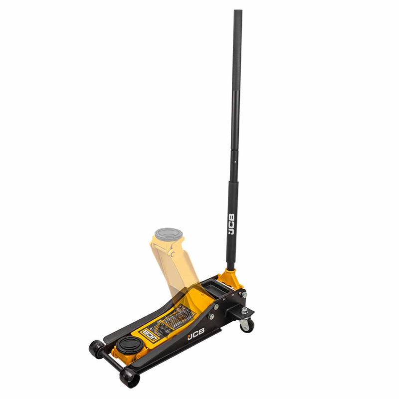 JCB Jack JCB 3 Tonne Low-Profile Double-Pump Trolley Jack JCB-TH33013 - Buy Direct from Spare and Square