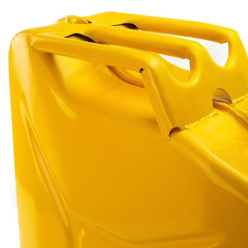 JCB Jerry Cans JCB Professional Jerry Can 20L, Heavy-Duty 0.8mm Steel JCBJCAN20 - Buy Direct from Spare and Square