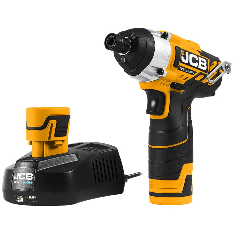 JCB Kits JCB 12V Cordless 4-in-1 Drill Driver 2x  2.0AH Li-ion Batteries in W-Boxx 102 Power Tool Case 21-12TPK2-WB-2 - Buy Direct from Spare and Square