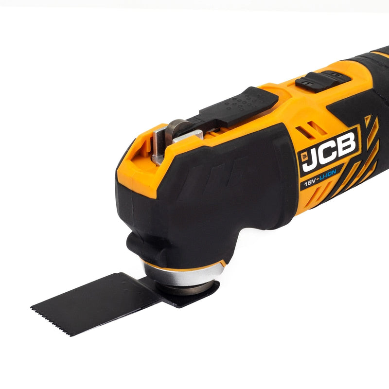 JCB Kits JCB 18V Cordless Combi Drill, Impact Driver & Multi Tool Kit, 2xAh Li-Ion Batteries , charger in 26" kit bag 21-18TPKMT-2 - Buy Direct from Spare and Square