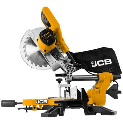 JCB Mitre Saw JCB 210mm Sliding Bevel Mitre Saw With Laser Guide - 240v 1500w 21-MS-210-SB - Buy Direct from Spare and Square