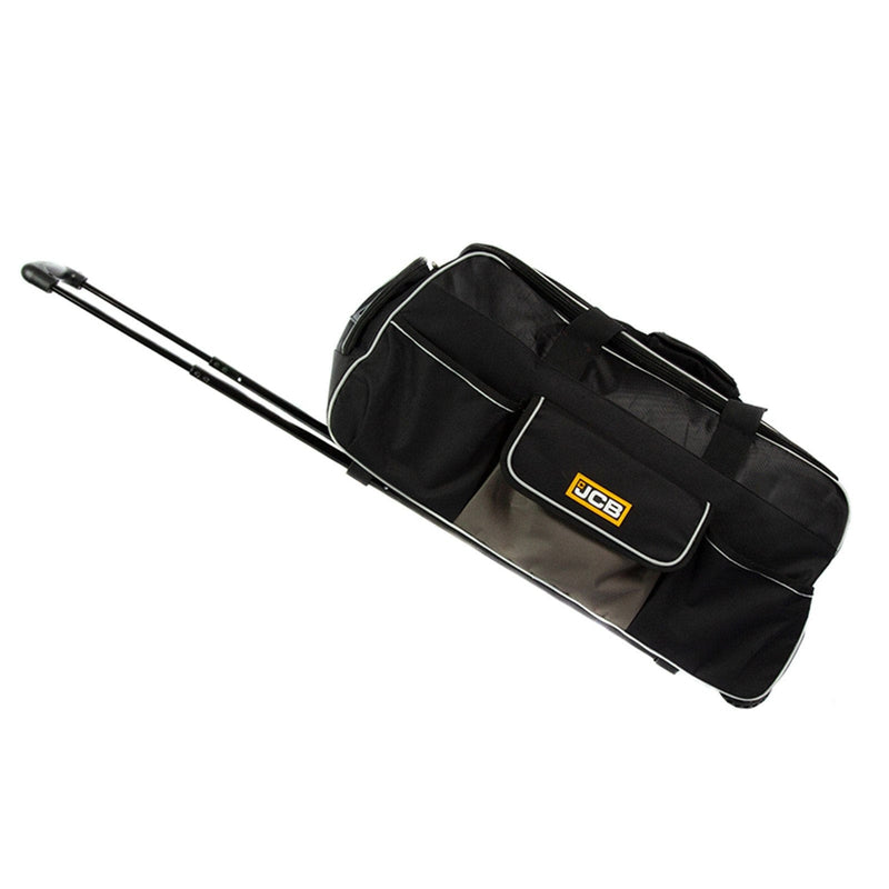 JCB Pliers JCB 26" 66cm Retractable Trolley Handled Kit Bag, Water-Resistant & Durable, 90L Capacity 21-18VKB - Buy Direct from Spare and Square