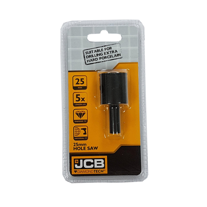 JCB Power Tool Accessories JCB 25mm Diamond Tech Hole Saw 5055803316341 - Buy Direct from Spare and Square