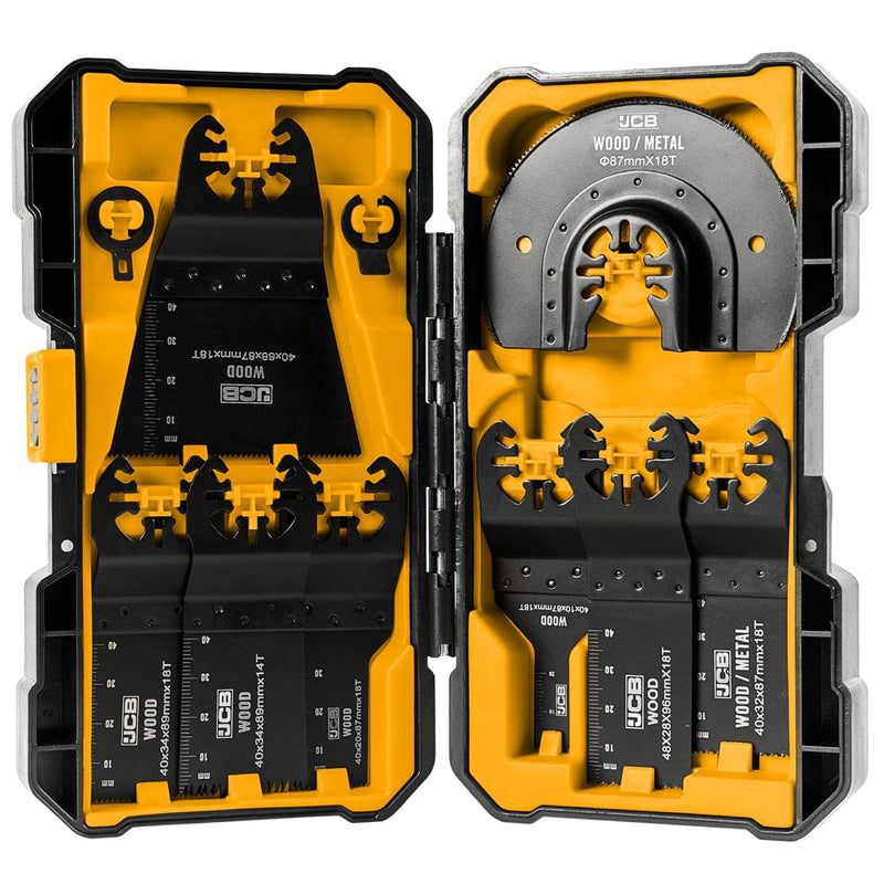 JCB Power Tool Accessories JCB 8 Piece Universal Fit Multi Tool Blade Set JCB-PTA-MT8 - Buy Direct from Spare and Square