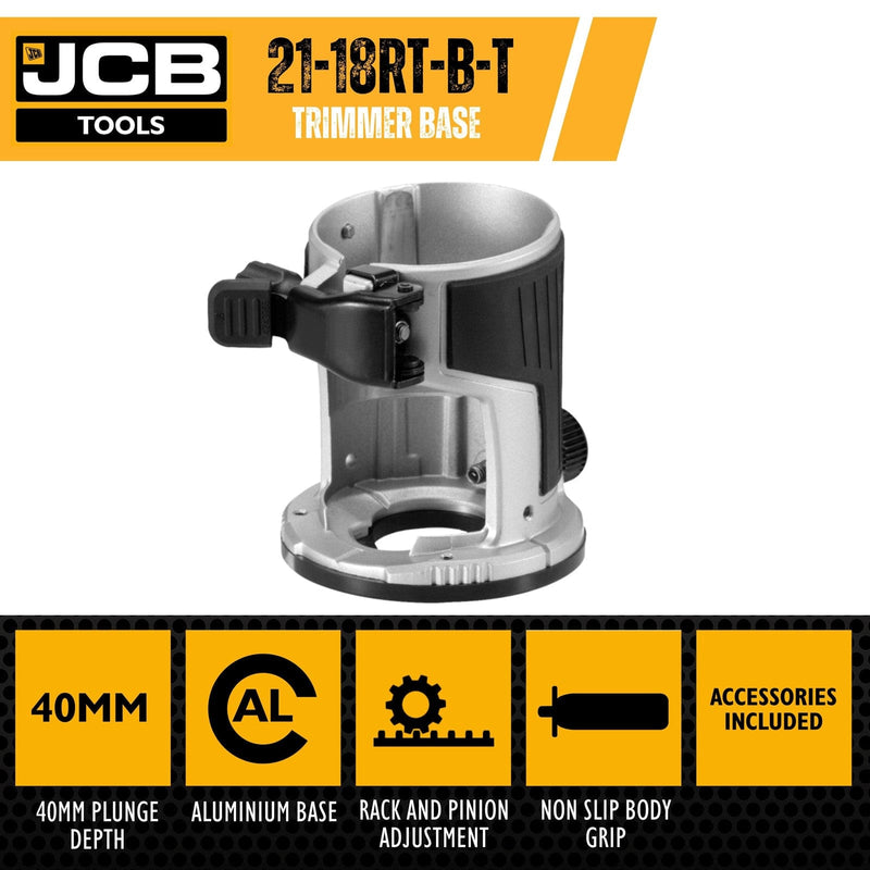 JCB Router Accessories Trimmer Base For JCB 18V Cordless Router 21-18RT-B-T - Buy Direct from Spare and Square
