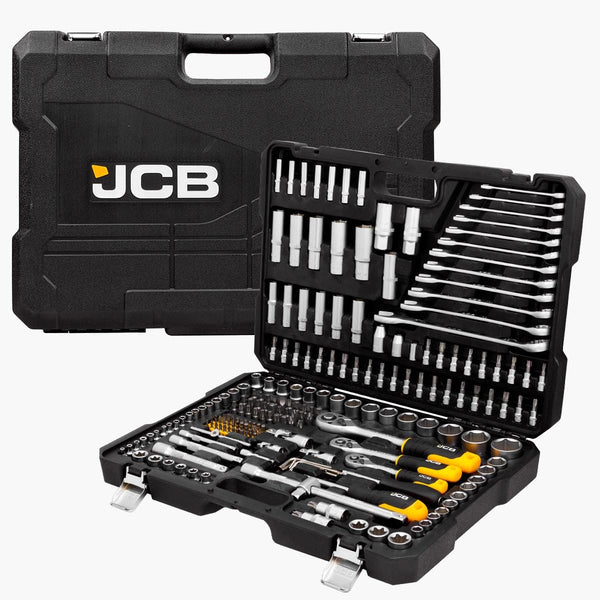 JCB Socket Sets JCB 216 Piece Socket and Bit Set, Chrome Vanadium Steel JCB-38841 - Buy Direct from Spare and Square