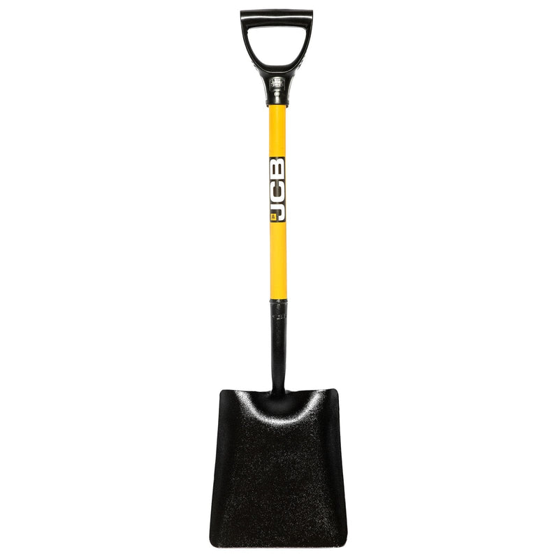 JCB Spades JCB Professional Square Mouth Site Shovel, Heavy-Duty Steel Blade, 250 x 300mm Blade JCBSS2S01 - Buy Direct from Spare and Square