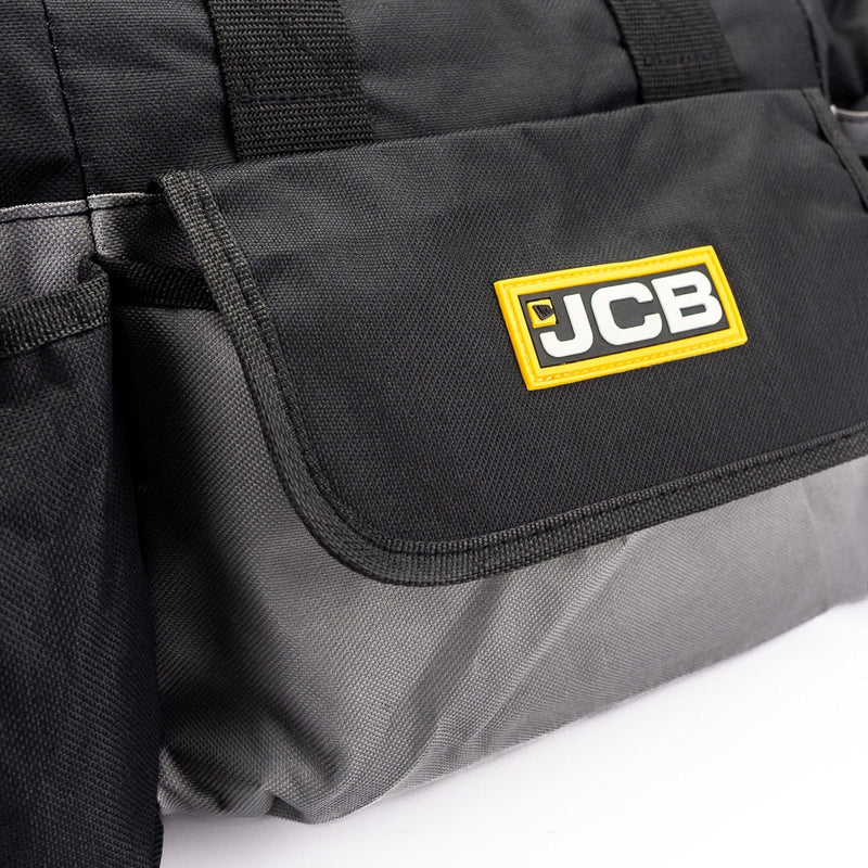 JCB Storage JCB Tools 20" 50cm Tool Kit Bag, Straps & Durable Design, Organise & Transport Tools 21-KBAG - Buy Direct from Spare and Square