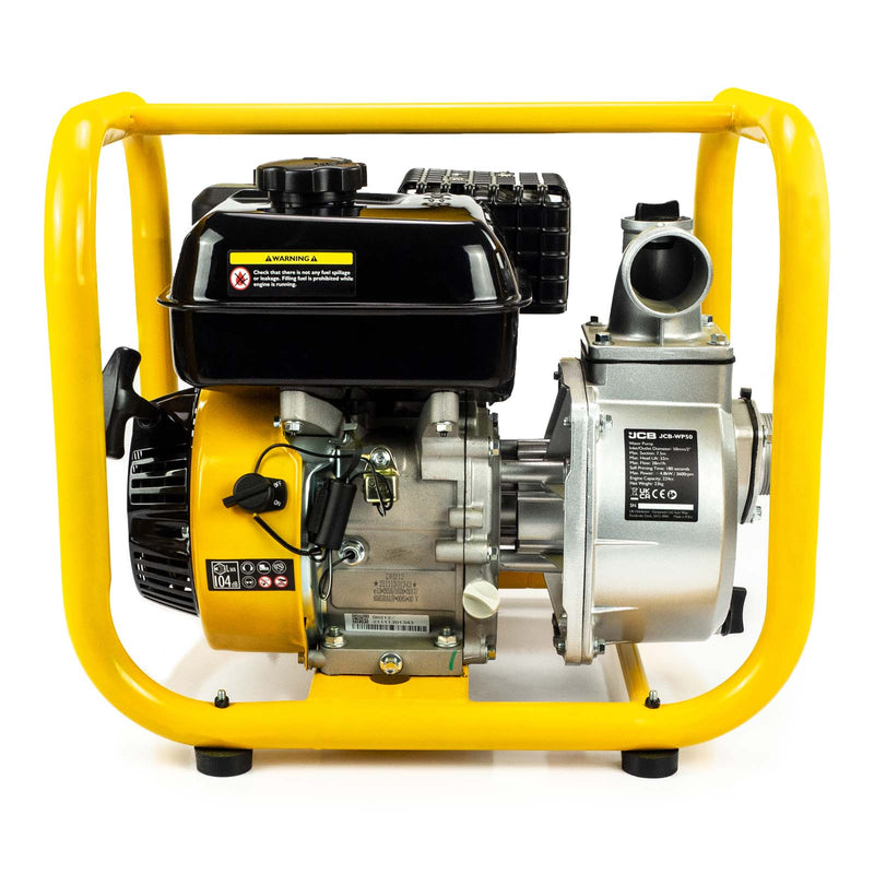 JCB Water Pump JCB 50mm / 2" Professional Petrol Water Pump - 466LPM - 224cc 5059608313093 JCB-WP50 - Buy Direct from Spare and Square