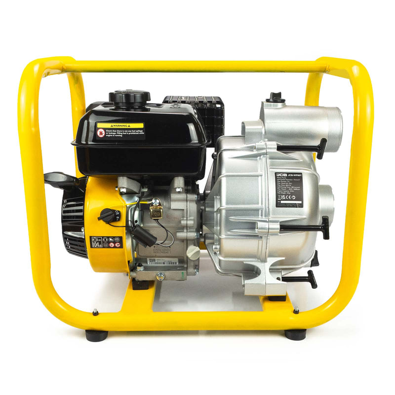 JCB Water Pump JCB 80mm / 3" Professional Petrol Trash Water Pump - 100LPM - 224cc 5059608313116 JCB-WP80T - Buy Direct from Spare and Square