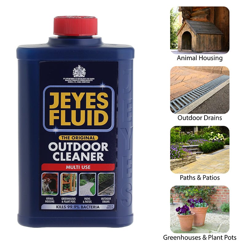 Jeyes Cleaning Chemicals Jeyes Fluid - The Original Outdoor Multi Use Cleaner 1 Litre 11086 - Buy Direct from Spare and Square