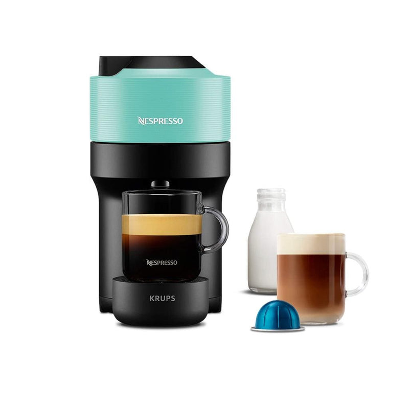 Krups Coffee Machines NESPRESSO by Krups Vertuo Pop XN920440 Smart Coffee Machine - Aqua Mint 3045380022072 XN920440 - Buy Direct from Spare and Square