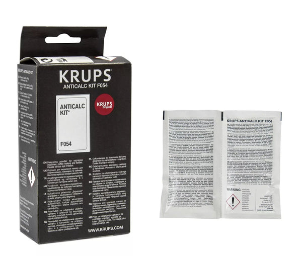 Krups Coffee Maker Spares Genuine Krups F054 Type Anti Calc Descaling Kit 65-KR-01 - Buy Direct from Spare and Square