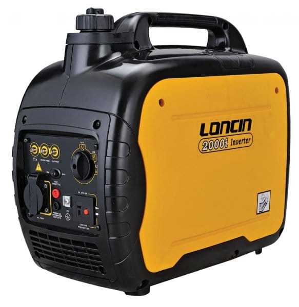Loncin Generator Loncin LC2000i Inverter Generator - 1.6kw - 2.1hp Petrol Engine LC2000I - Buy Direct from Spare and Square