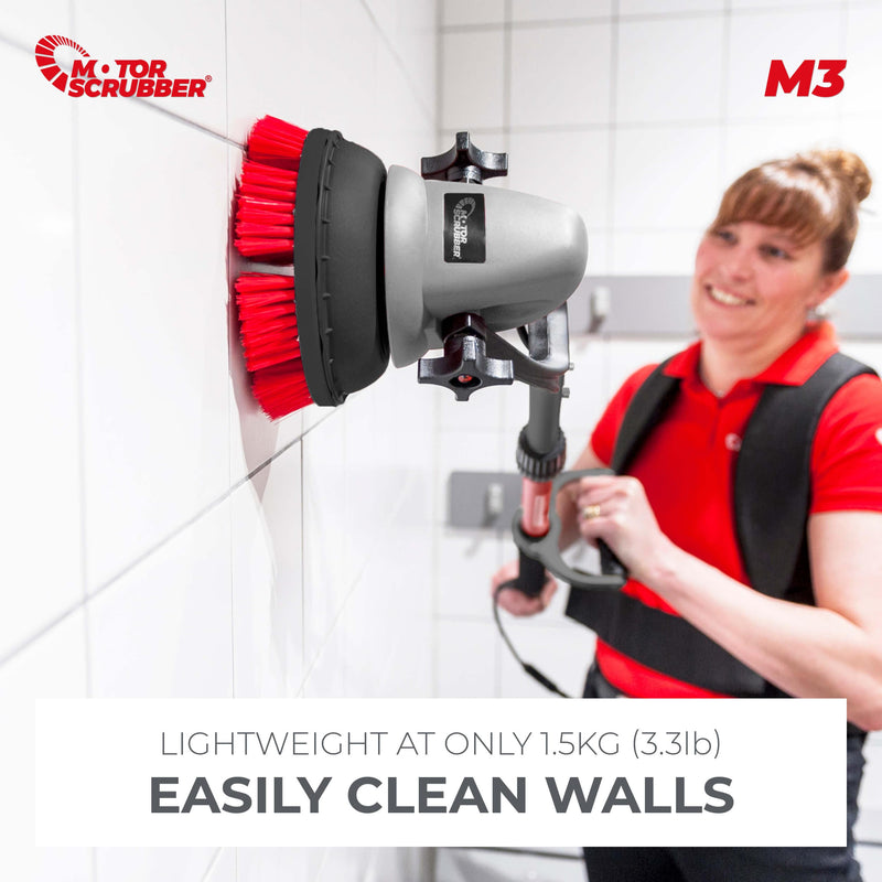 Motor Scrubber Scrubber Dryer MotorScrubber M3S - Portable, Powerful, Commercial Scrubber For Hard To Clean Areas - 38cm Handle M3S - Buy Direct from Spare and Square