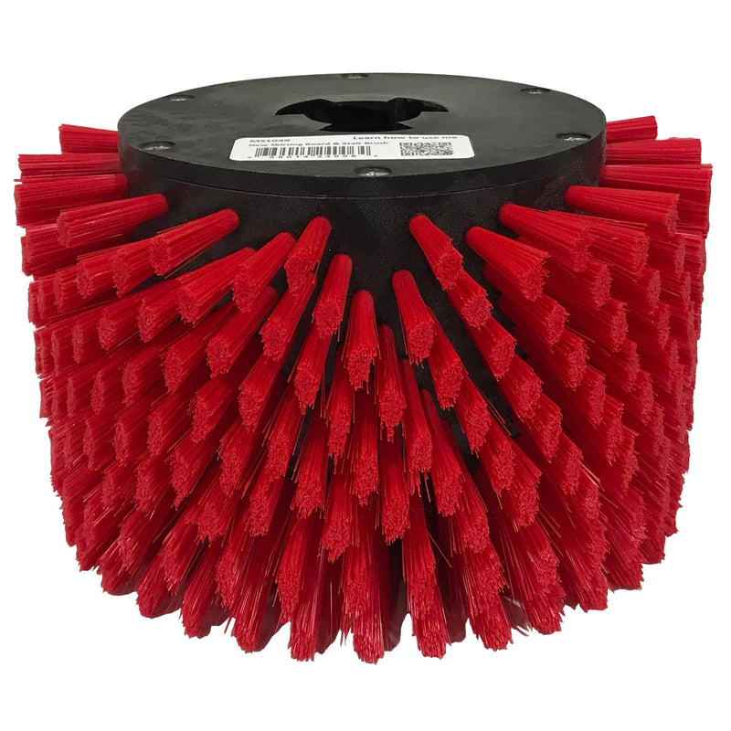 Motor Scrubber Scrubber Dryer Spares Motor Scrubber Red Stair and Baseboard Medium Duty Brush MS1049 - Buy Direct from Spare and Square