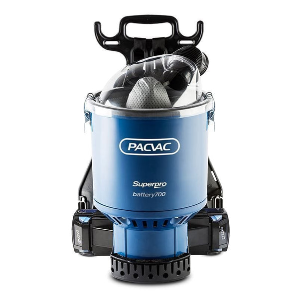 Pacvac Vacuum Cleaner Pacvac SuperPro 700 Commercial Back Pack Vacuum Cleaner - Battery Powered SuperPro 700 Battery - Buy Direct from Spare and Square