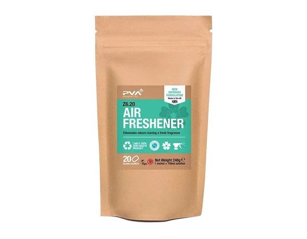 PVA Hygiene Cleaning Chemicals PVA Air Freshener Fresh Scent - Trigger Bottle Sachets - Pack of 20 5060502480323 B6:20 - Buy Direct from Spare and Square