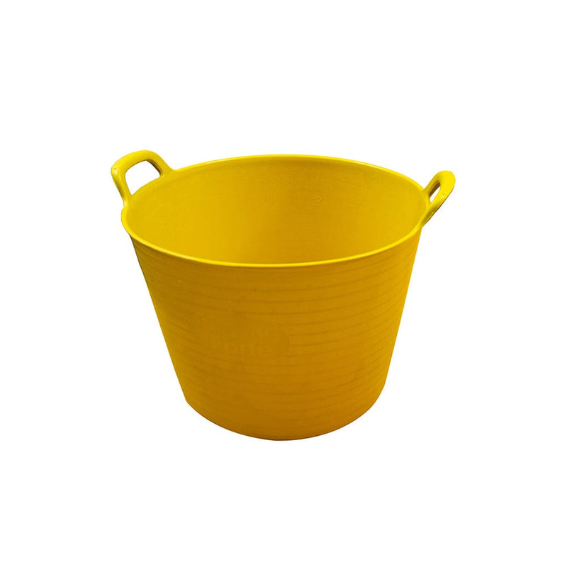 Robert Scott Bin Yellow Recycled Flexi Tub Yellow - Box of 12 5013174097542 104625-Yellow - Buy Direct from Spare and Square