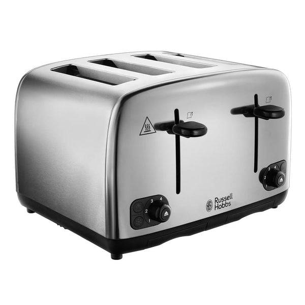 Russell Hobbs Toasters Russell Hobbs 24090 Adventure 4 Slice Toaster Stainess Steel 4008496971862 24090 - Buy Direct from Spare and Square