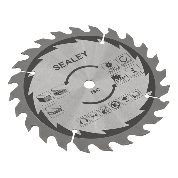 Sealey Accessories 24tpu Cut-Off Saw Blade Ø150 x 1.6mm/Ø10mm-CP20VCS.03 5054511759297 CP20VCS.03 - Buy Direct from Spare and Square