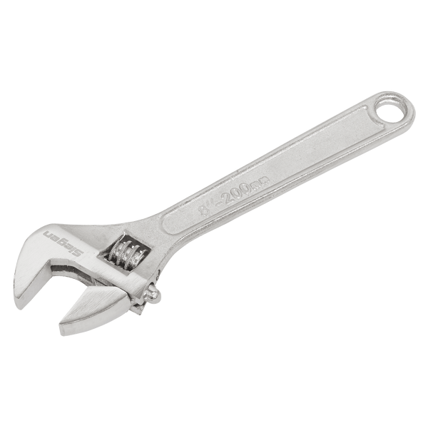 Sealey Adjustable Wrenches 200mm Adjustable Wrench-S0451 5024209687300 S0451 - Buy Direct from Spare and Square