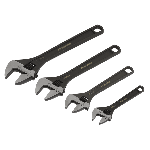 Sealey Adjustable Wrenches 4pc Adjustable Wrench Set-AK9567 5054511860399 AK9567 - Buy Direct from Spare and Square