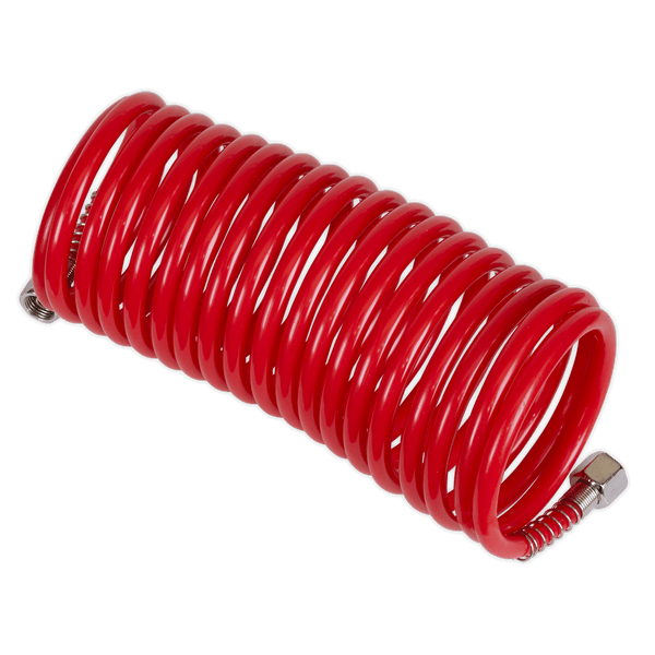 Sealey Air Accessory Kits 5m x Ø5mm PE Coiled Air Hose with 1/4"BSP Unions-SA335 5054511387650 SA335 - Buy Direct from Spare and Square