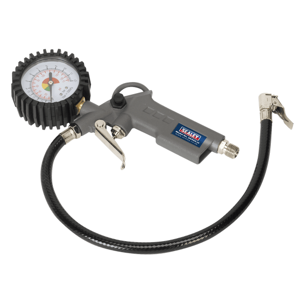 Sealey Air Accessory Kits Tyre Inflator with Gauge-SA332 5024209652360 SA332 - Buy Direct from Spare and Square