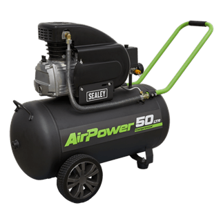 Sealey Air Compressor Sealey Direct Drive 50l 2hp Air Compressor - 116psi (8bar) SAC5020E - Buy Direct from Spare and Square