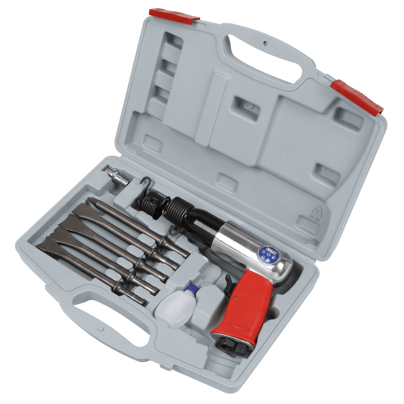 Sealey Air Hammer Kit Long Stroke 5054511731415 GSA11 - Buy Direct from Spare and Square