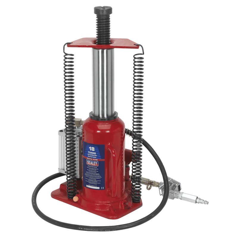 Sealey Air Jacks 18 Tonne Air Operated Bottle Jack-YAJ18S 5054511095005 YAJ18S - Buy Direct from Spare and Square