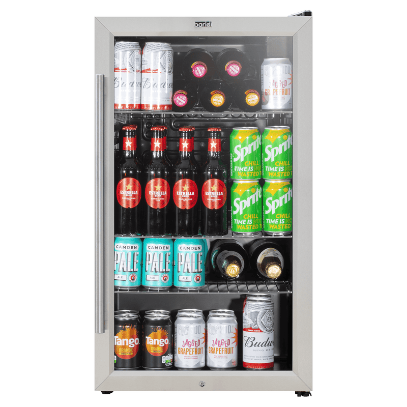 Sealey Baridi Under Counter Wine/Drink/Beverage Cooler/Fridge, Built-In Thermostat, Energy Class E, 85 Litre - Stainless Steel 5054511877939 DH31 - Buy Direct from Spare and Square