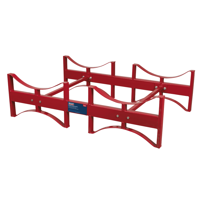 Sealey Barrel Bunds 2 Drum Storage Racking-DRP34 5051747912243 DRP34 - Buy Direct from Spare and Square