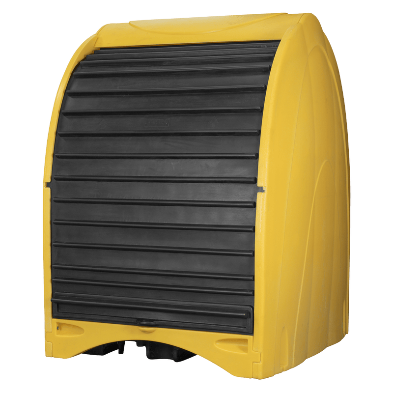 Sealey Barrel Bunds 4 Drum Spill Pallet with Hardcover 485L Capacity-SJ1010 5054630305306 SJ1010 - Buy Direct from Spare and Square