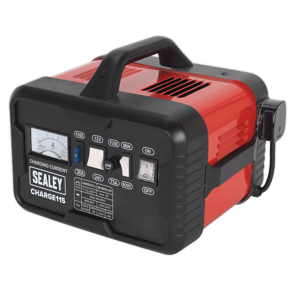 Sealey Battery Maintenance 19A 12V/24V Battery Charger-CHARGE115 5054511439199 CHARGE115 - Buy Direct from Spare and Square