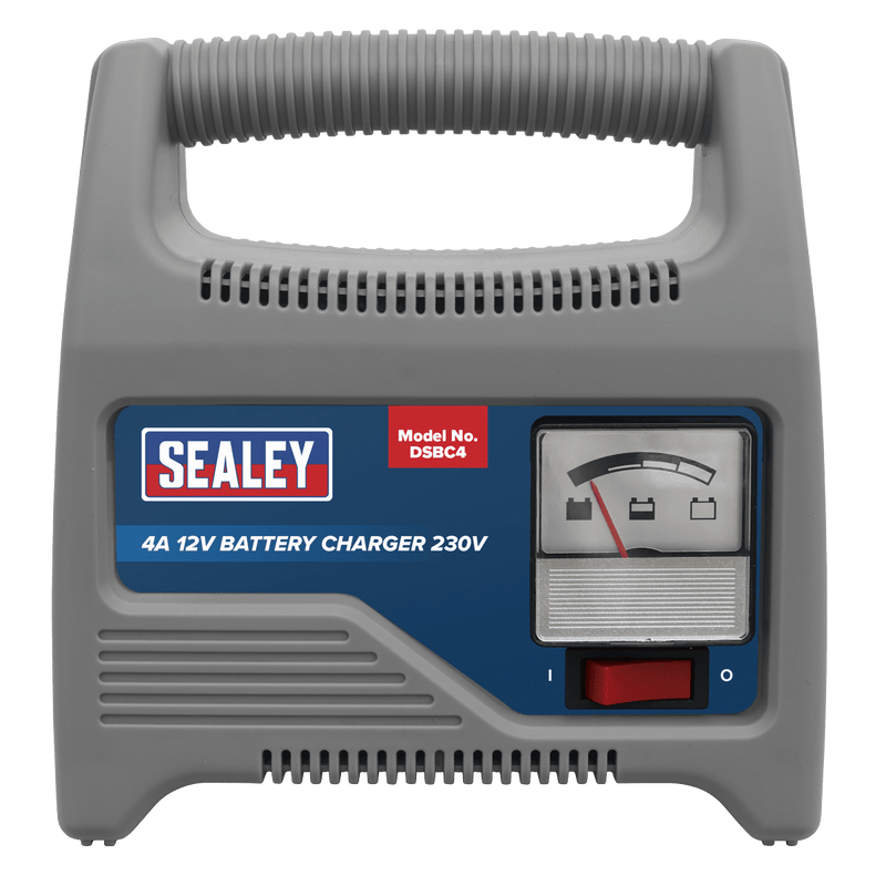 Sealey Battery Maintenance 4A 12V Battery Charger 230V-DSBC4 5054630015229 DSBC4 - Buy Direct from Spare and Square