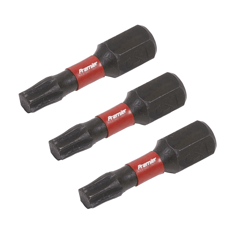 Sealey Bit Sets 3pc 25mm TRX-Star* T25 Impact Power Tool Bit Set-AK8218 5054511957051 AK8218 - Buy Direct from Spare and Square