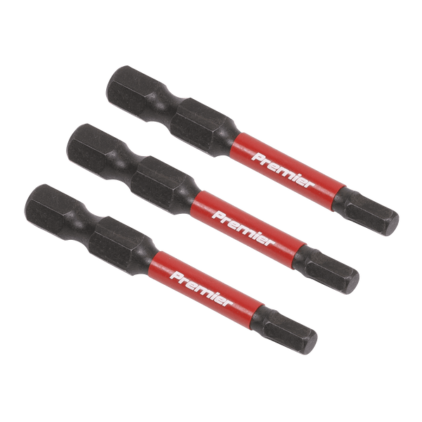 Sealey Bit Sets 3pc 50mm Hex 4mm Impact Power Tool Bit Set-AK8237 5054511956450 AK8237 - Buy Direct from Spare and Square