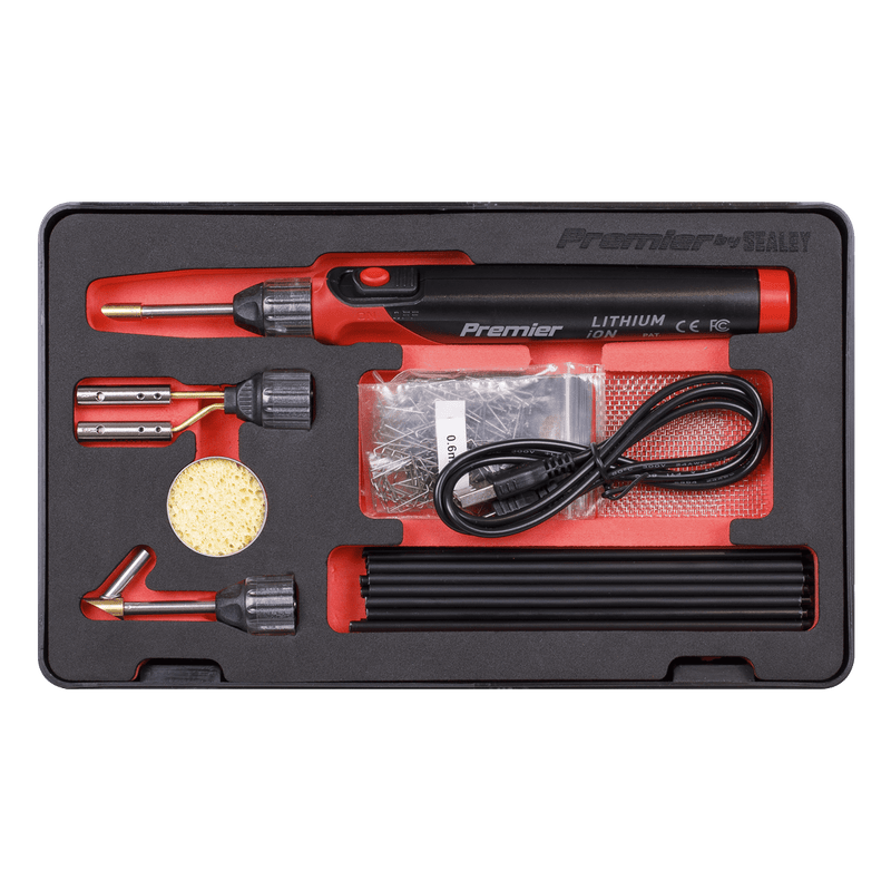 Sealey Body & Trim 30W Rechargeable Plastic Welding Repair Kit-SDL14 5054511799552 SDL14 - Buy Direct from Spare and Square