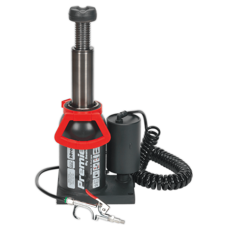 Sealey Bottle Jacks 20 Tonne Bottle Jack Manual/Air Hydraulic-AM20 5024209232364 AM20 - Buy Direct from Spare and Square