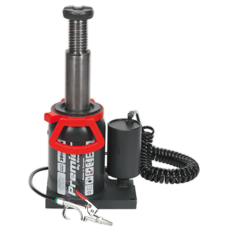 Sealey Bottle Jacks 30 Tonne Bottle Jack Manual/Air Hydraulic-AM30 5024209232371 AM30 - Buy Direct from Spare and Square