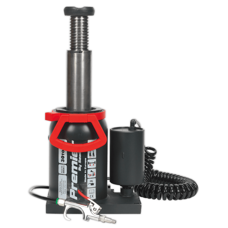 Sealey Bottle Jacks 30 Tonne Bottle Jack Manual/Air Hydraulic-AM30 5024209232371 AM30 - Buy Direct from Spare and Square