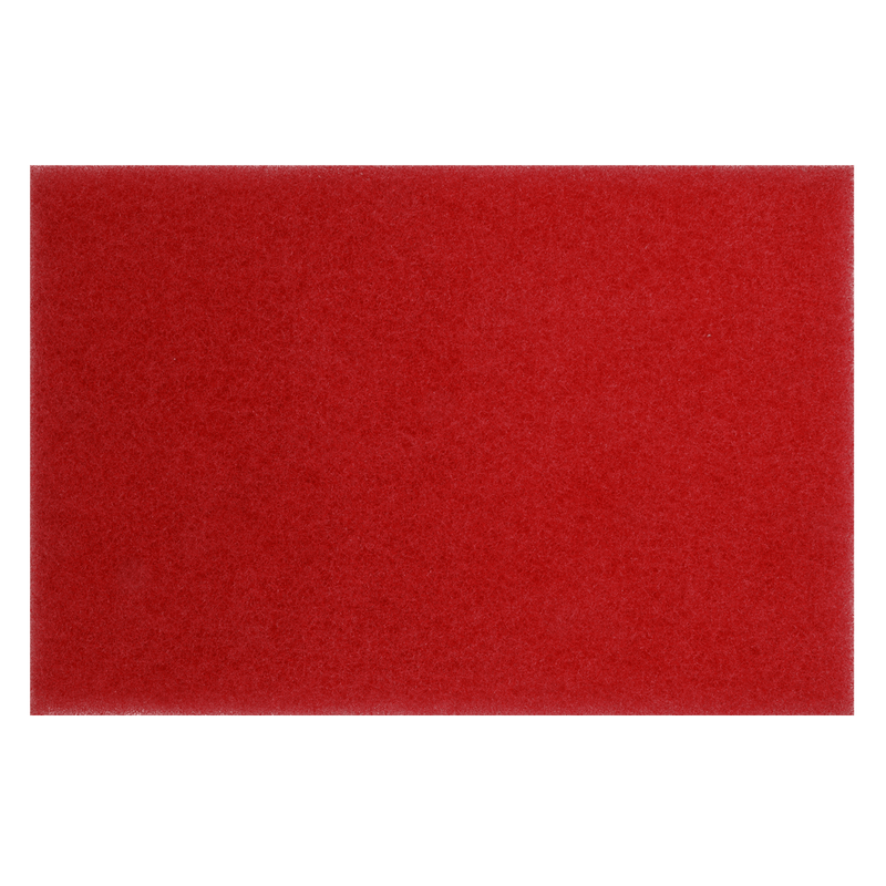 Sealey Buffing & Polishing 12 x 18 x 1" Red Cleaning and Buffing Pads - Pack of 5-RBP1218 5054630027697 RBP1218 - Buy Direct from Spare and Square