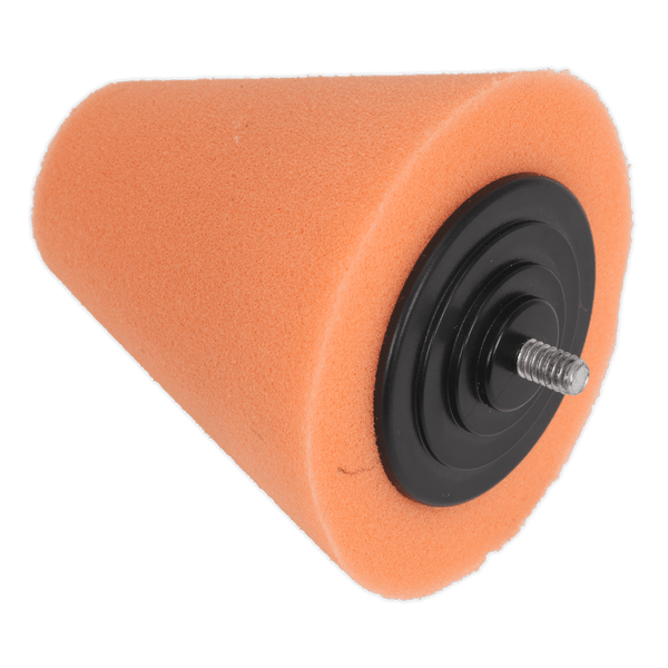 Sealey Buffing & Polishing Buffing & Polishing Foam Cone - Orange/Firm-PTCCHC85O 5054511243338 PTCCHC85O - Buy Direct from Spare and Square